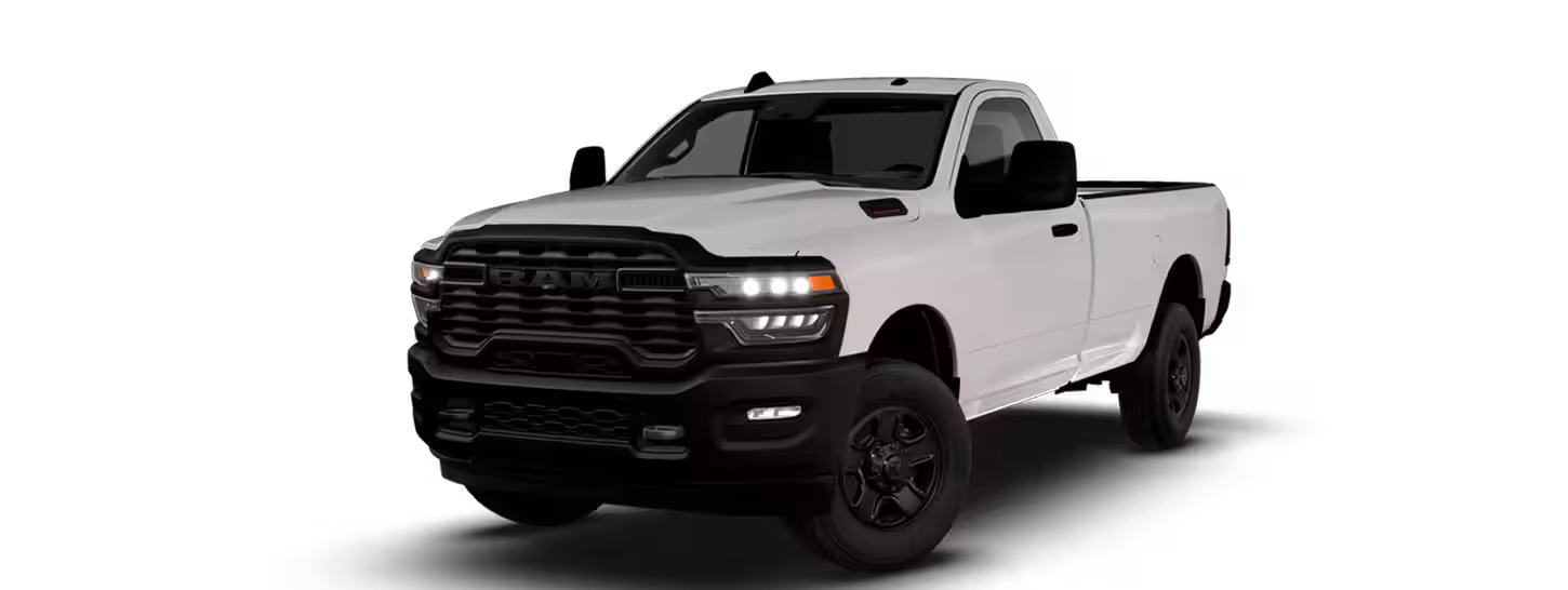 White 2026 Ram 3500 Tradesman available at Landmark Dodge in Atlanta.
